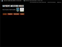 Tablet Screenshot of haydenwexfordhouse.com